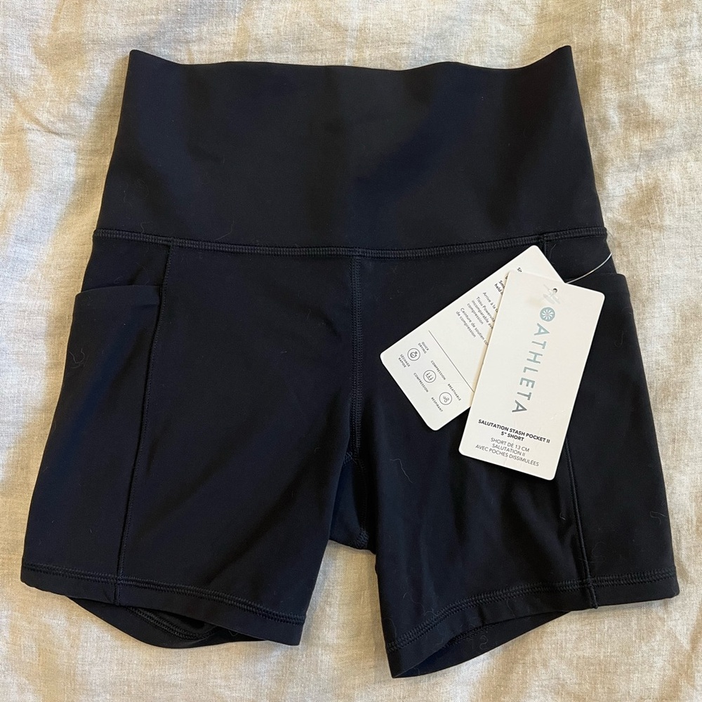 NWT Athleta bike shorts